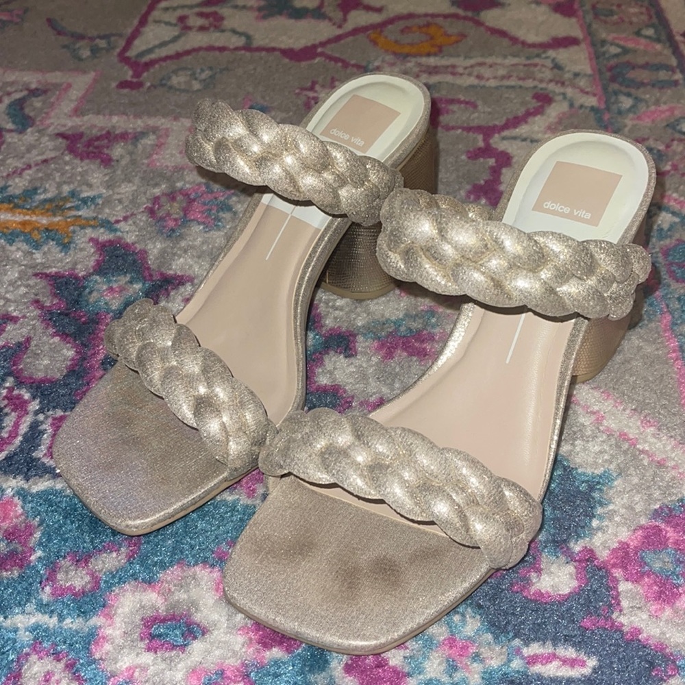 Dolce Vita braided block heel